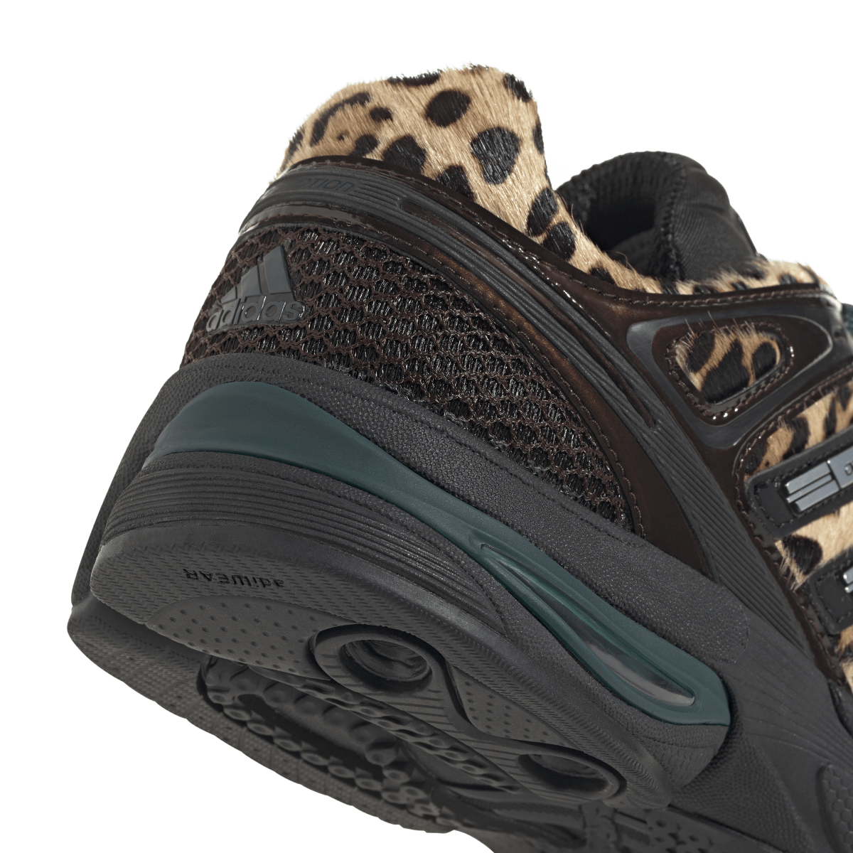Overkicks - Adidas Adistar Control 5 Leopard Aurora Ivy Black (Womens) (KI4204) - detalle lateral interior