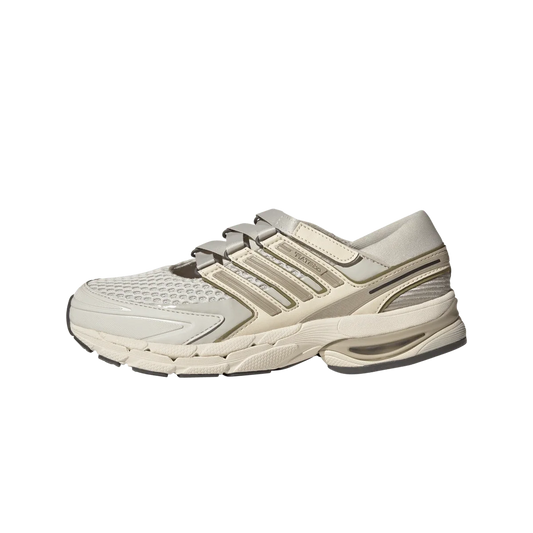 Overkicks - Adidas Adistar Control 5 Mary Jane Wonder White Wonder Beige Alumina (Womens) (LA1823) - vista lateral
