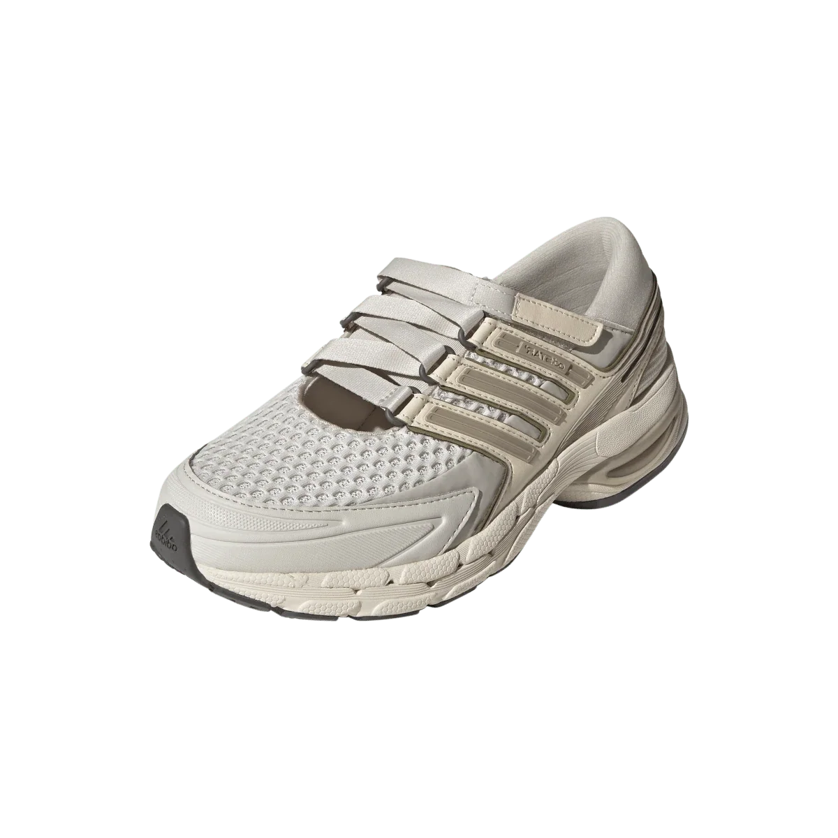 Overkicks - Adidas Adistar Control 5 Mary Jane Wonder White Wonder Beige Alumina (Womens) (LA1823) - vista trasera