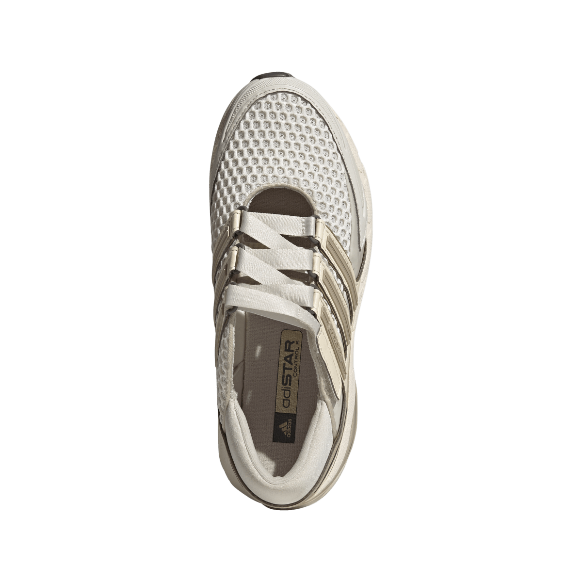 Overkicks - Adidas Adistar Control 5 Mary Jane Wonder White Wonder Beige Alumina (Womens) (LA1823) - par completo