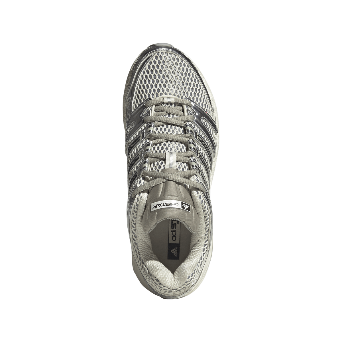 Overkicks - Adidas Adistar Control 5 Off White Silver Metallic Sesame (Womens) (KJ2285) - par completo