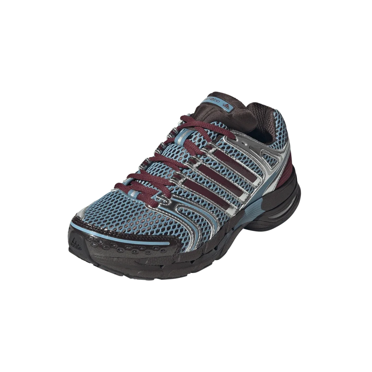 Overkicks - Adidas Adistar Control 5 Preloved Blue Dark Brown (Womens) (KJ8804) - vista trasera