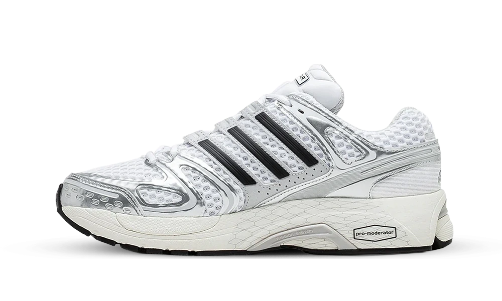 Overkicks - Adidas Adistar Control 5 Silver Metallic Black (JQ4168) - vista lateral