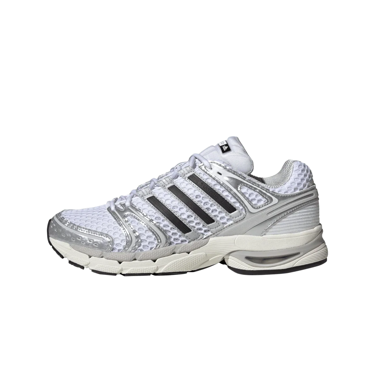 Overkicks - Adidas Adistar Control 5 Silver Metallic Grey Black (KI6121) - vista lateral