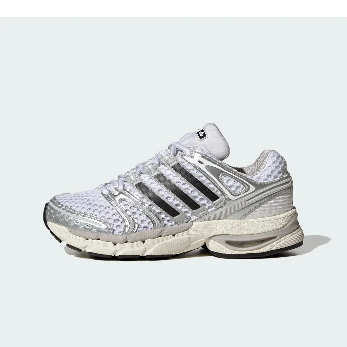 Overkicks - Adidas Adistar Control 5 Silver Metallic Grey Black (GS) (KI8732) - vista lateral