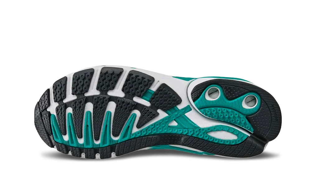 Overkicks - Adidas Adistar Control 5 Sporty & Rich White Pure Teal (IH9707) - par completo