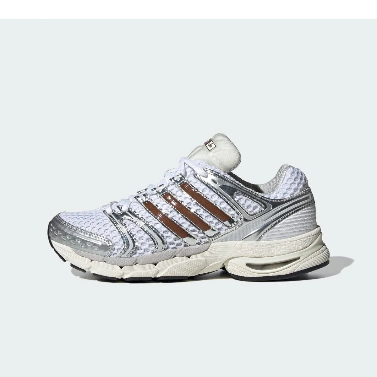 Overkicks - Adidas Adistar Control 5 White Preloved Brown (Womens) (KI4179) - vista lateral