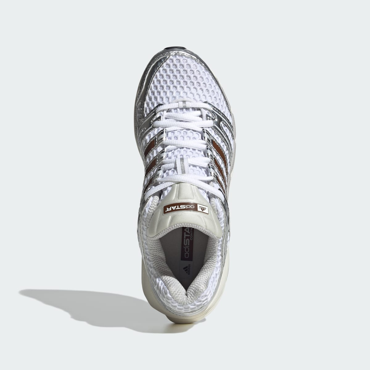 Overkicks - Adidas Adistar Control 5 White Preloved Brown (Womens) (KI4179) - par completo