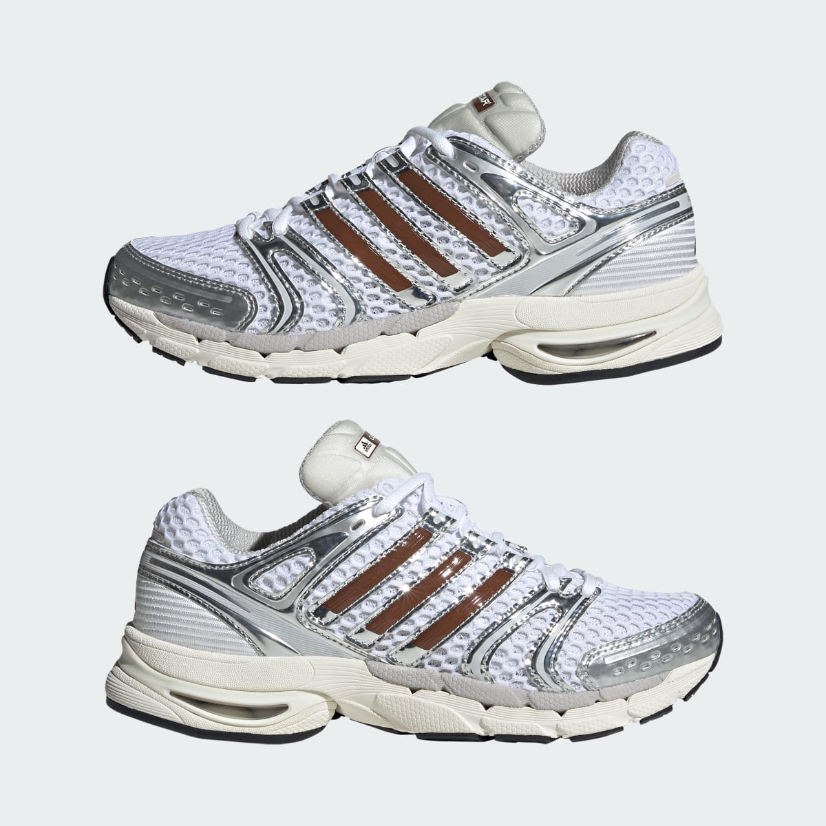 Overkicks - Adidas Adistar Control 5 White Preloved Brown (Womens) (KI4179) - detalle lateral interior