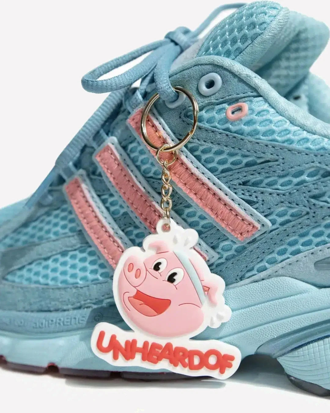 Overkicks - Adidas Adistar Cushion 3 Unheardof Pork Chop Piggy Runner Bliss Blue (JS2973) - imagen 4