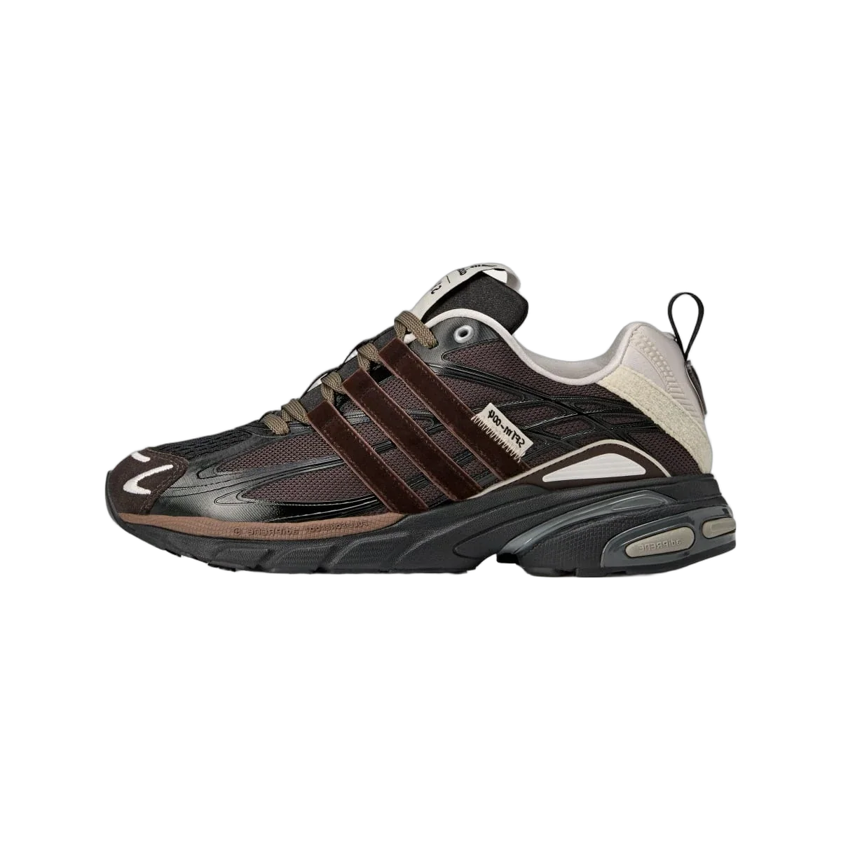 Overkicks - Adidas Adistar Cushion Song for the Mute Core Black Dark Brown (JH9007) - vista lateral