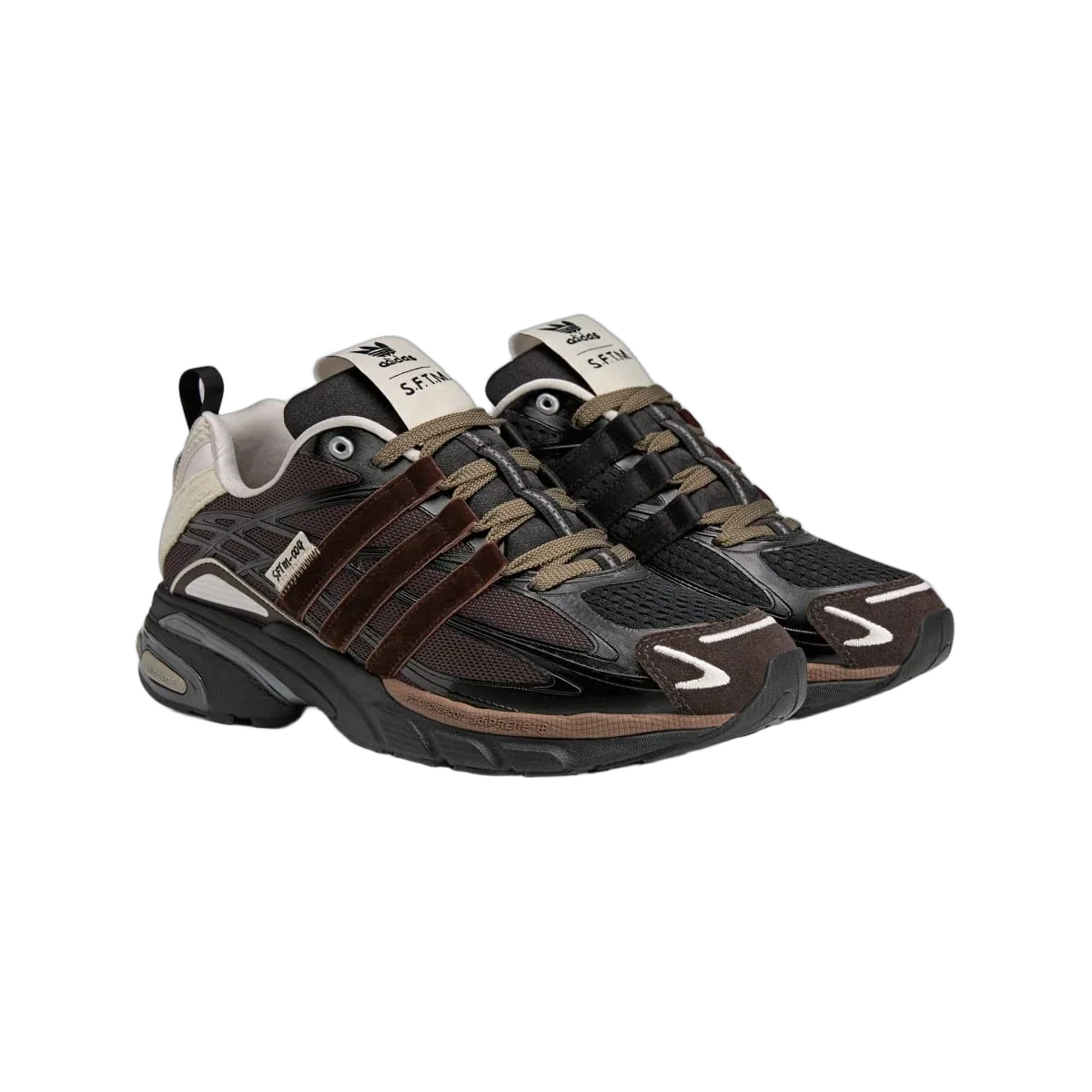 Overkicks - Adidas Adistar Cushion Song for the Mute Core Black Dark Brown (JH9007) - vista superior
