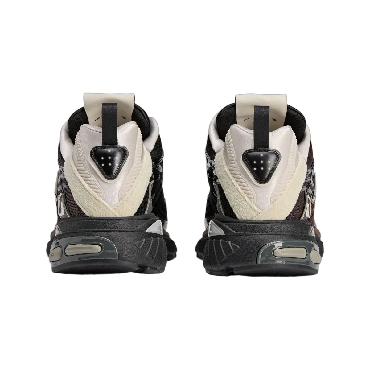Overkicks - Adidas Adistar Cushion Song for the Mute Core Black Dark Brown (JH9007) - detalle talon