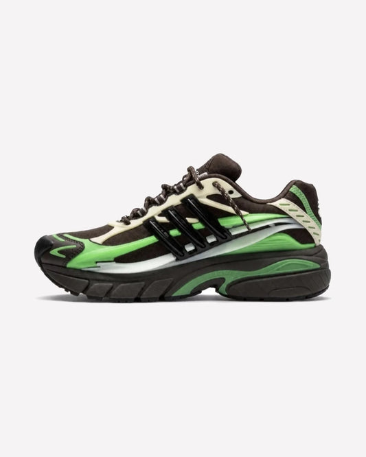 Overkicks - Adidas Adistar Jellyfish Pharrell Williams Brown Green (KK2888) - vista lateral