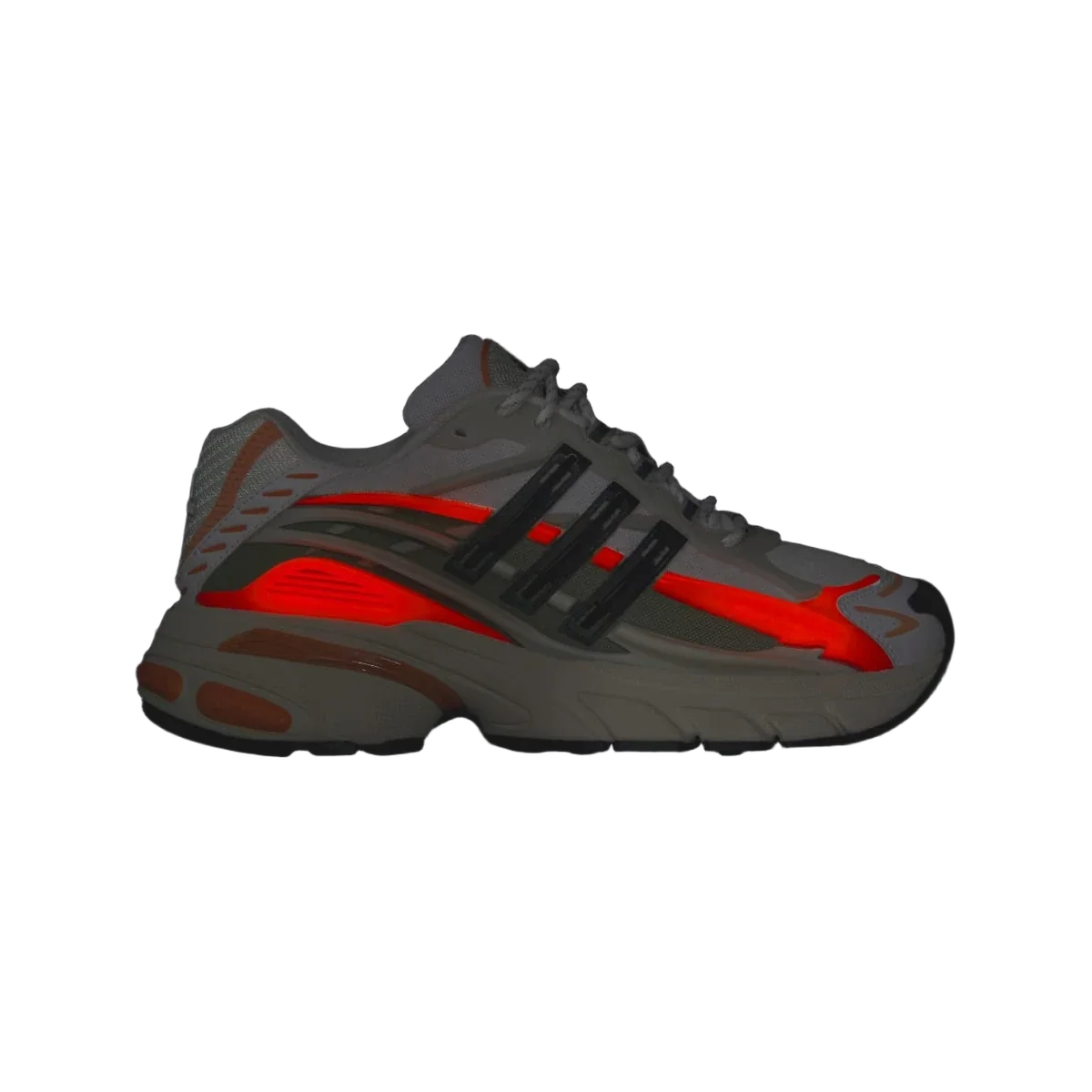 Overkicks - Adidas Adistar Jellyfish Pharrell Williams Focus Olive Orange (JP9261) - detalle