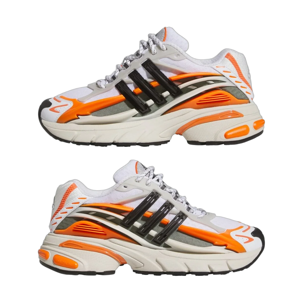 Overkicks - Adidas Adistar Jellyfish Pharrell Williams Focus Olive Orange (JP9261) - detalle