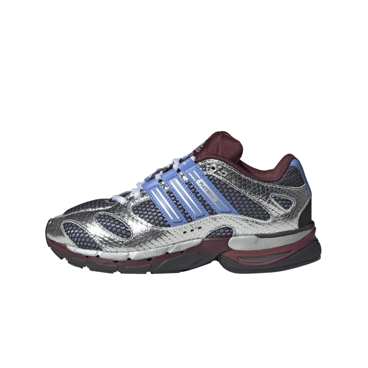 Overkicks - Adidas Adistar Molded Aurora Coffee Silver Blue Fusion (Womens) (KJ4896) - vista lateral