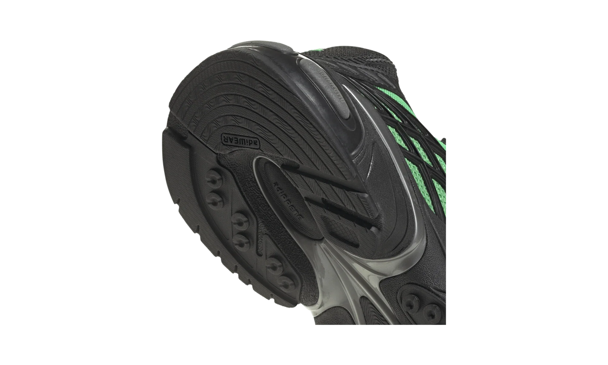 Overkicks - Adidas Adistar XLG 2.0 Black Green (HQ7551) - detalle lateral interior