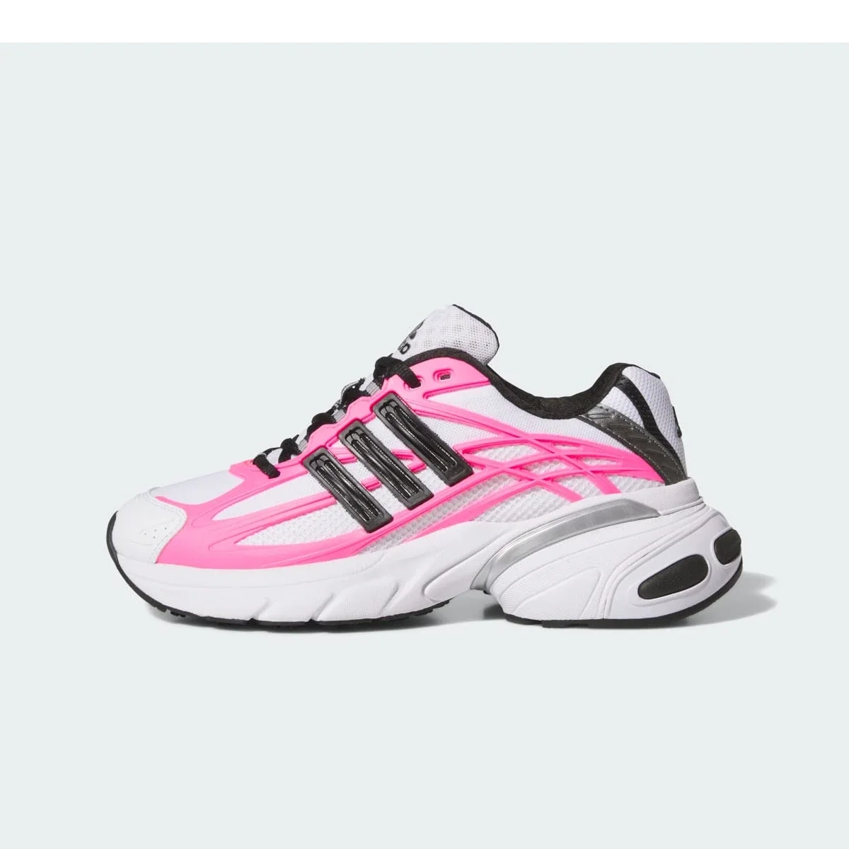 Overkicks - Adidas Adistar XLG 2.0 Lucid Pink Black Silver Metallic (Womens) (KZ9161) - vista lateral