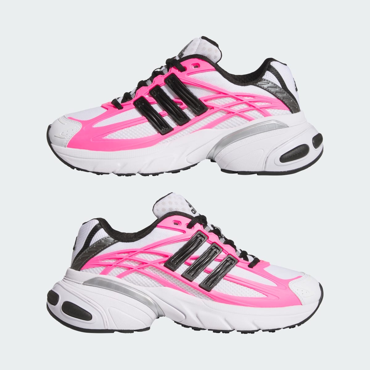 Overkicks - Adidas Adistar XLG 2.0 Lucid Pink Black Silver Metallic (Womens) (KZ9161) - detalle lateral interior