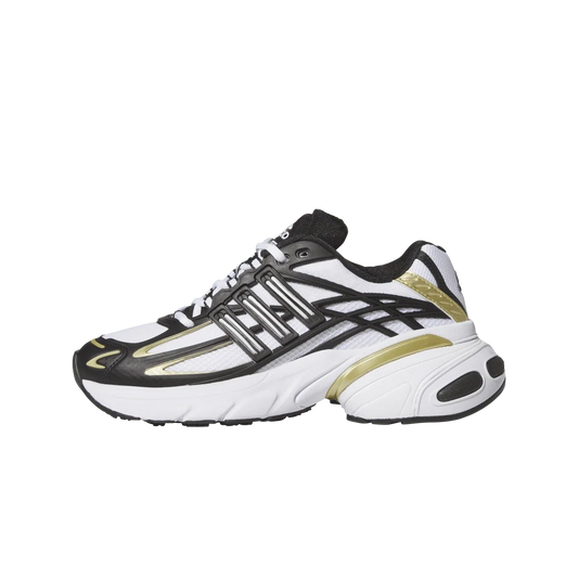 Overkicks - Adidas Adistar XLG 2.0 White Black Gold Metallic (Womens) (KZ9163) - vista lateral
