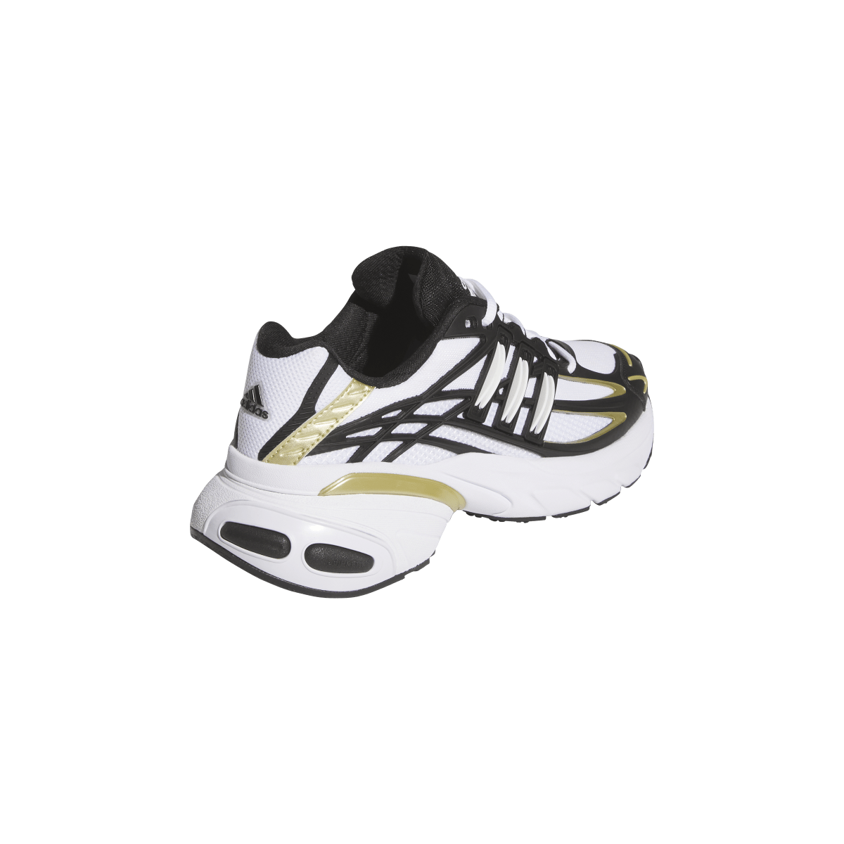 Overkicks - Adidas Adistar XLG 2.0 White Black Gold Metallic (Womens) (KZ9163) - vista superior