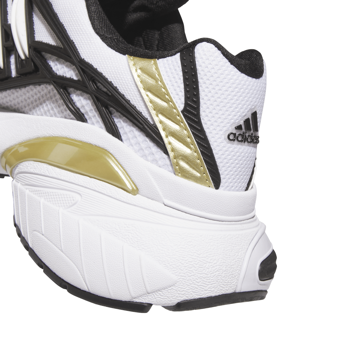 Overkicks - Adidas Adistar XLG 2.0 White Black Gold Metallic (Womens) (KZ9163) - detalle lateral interior
