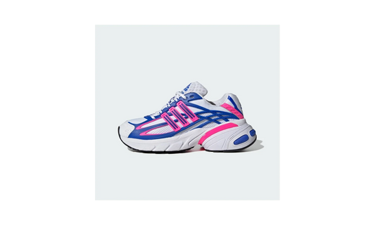 Overkicks - Adidas Adistar XLG 2.0 White Lucid Pink Blue (Womens) (KI4182) - vista lateral