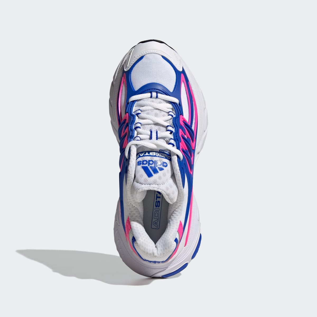 Overkicks - Adidas Adistar XLG 2.0 White Lucid Pink Blue (Womens) (KI4182) - par completo