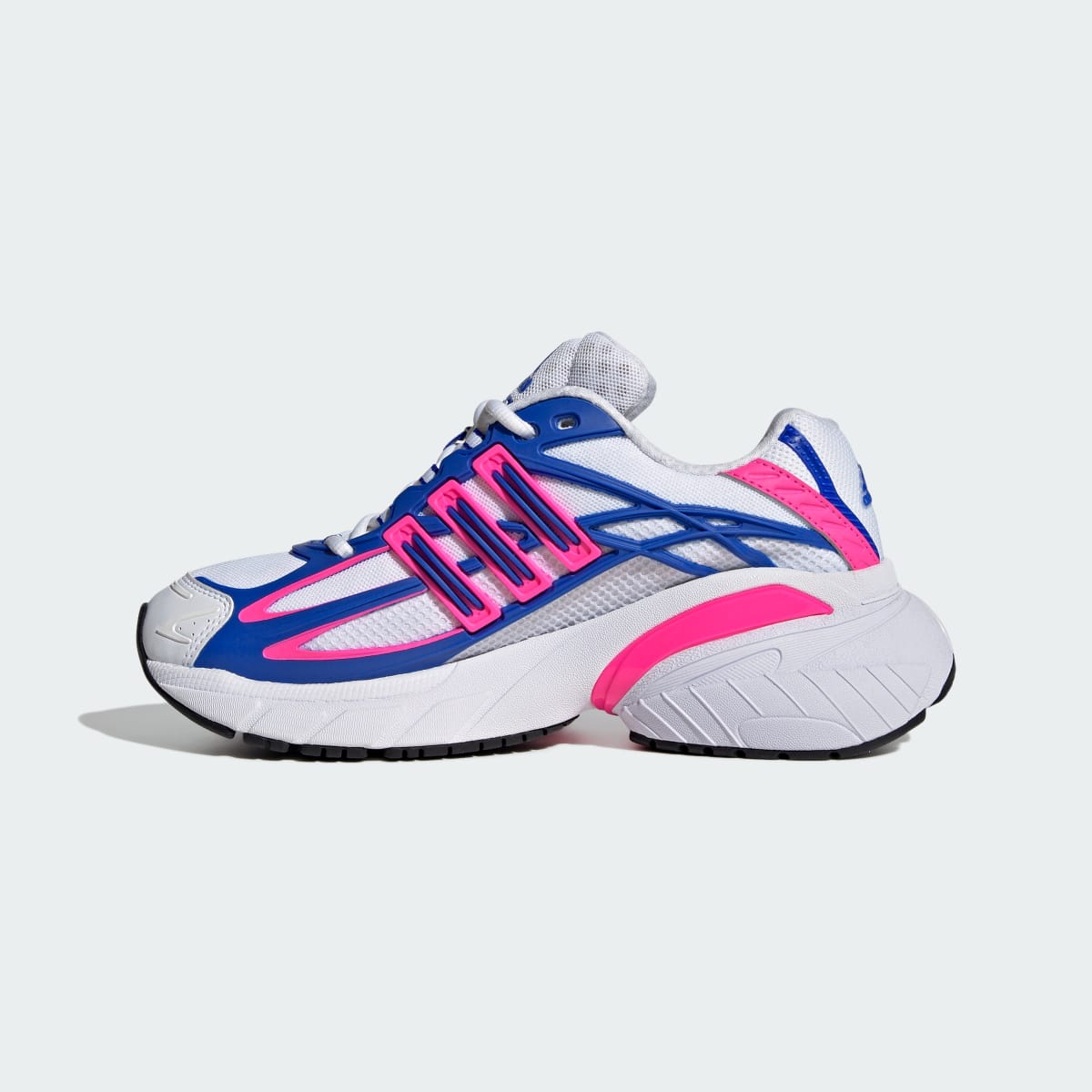 Overkicks - Adidas Adistar XLG 2.0 White Lucid Pink Blue (Womens) (KI4182) - detalle talon