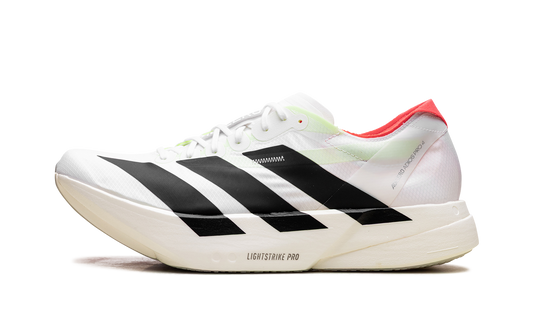 Overkicks - Adidas Adizero Adios Pro 4 White Black (JR1094) - vista lateral