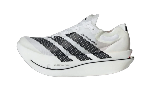 Overkicks - Adidas Adizero Adios Pro Evo 3 White Black (KH7678) - vista lateral