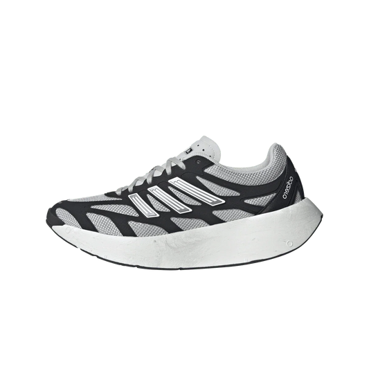Overkicks - Adidas Adizero Aruku Core Black Cloud White Grey (JI3555) - vista lateral