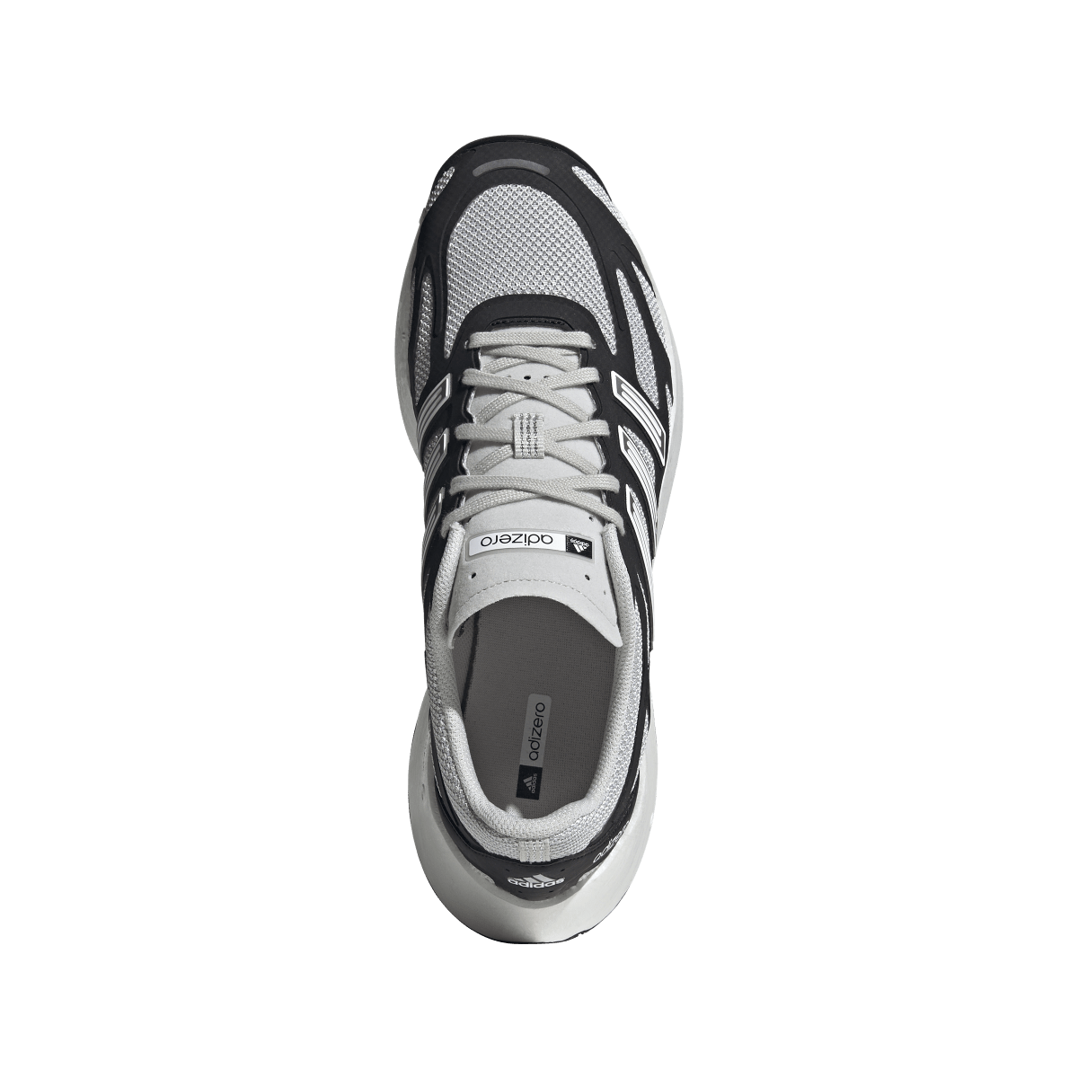 Overkicks - Adidas Adizero Aruku Core Black Cloud White Grey (JI3555) - par completo