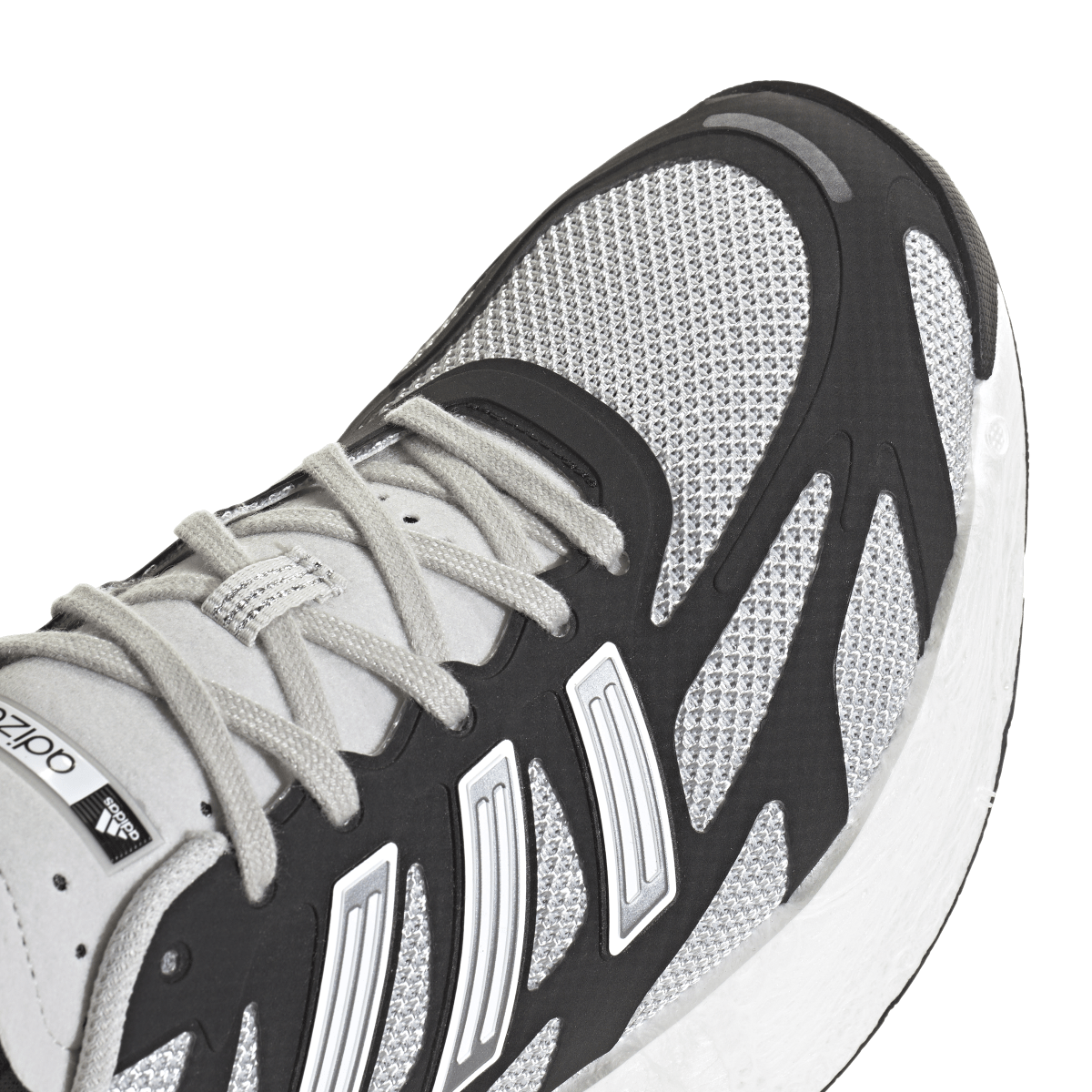 Overkicks - Adidas Adizero Aruku Core Black Cloud White Grey (JI3555) - detalle lateral interior