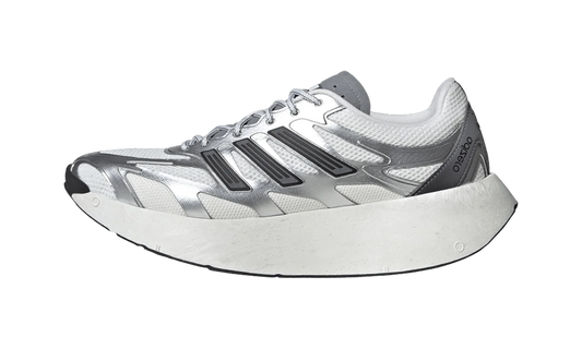 Overkicks - Adidas Adizero Aruku Silver Metallic Crystal White Grey Three (JS3714) - vista lateral