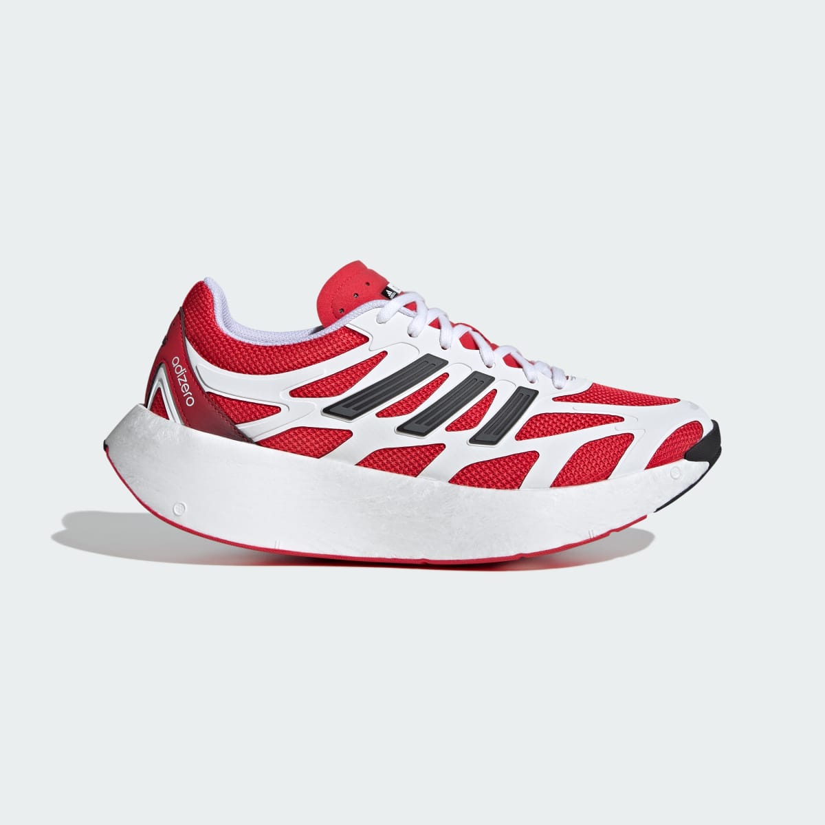 Overkicks - Adidas Adizero Aruku White Pure Ruby (JI0308) - vista lateral