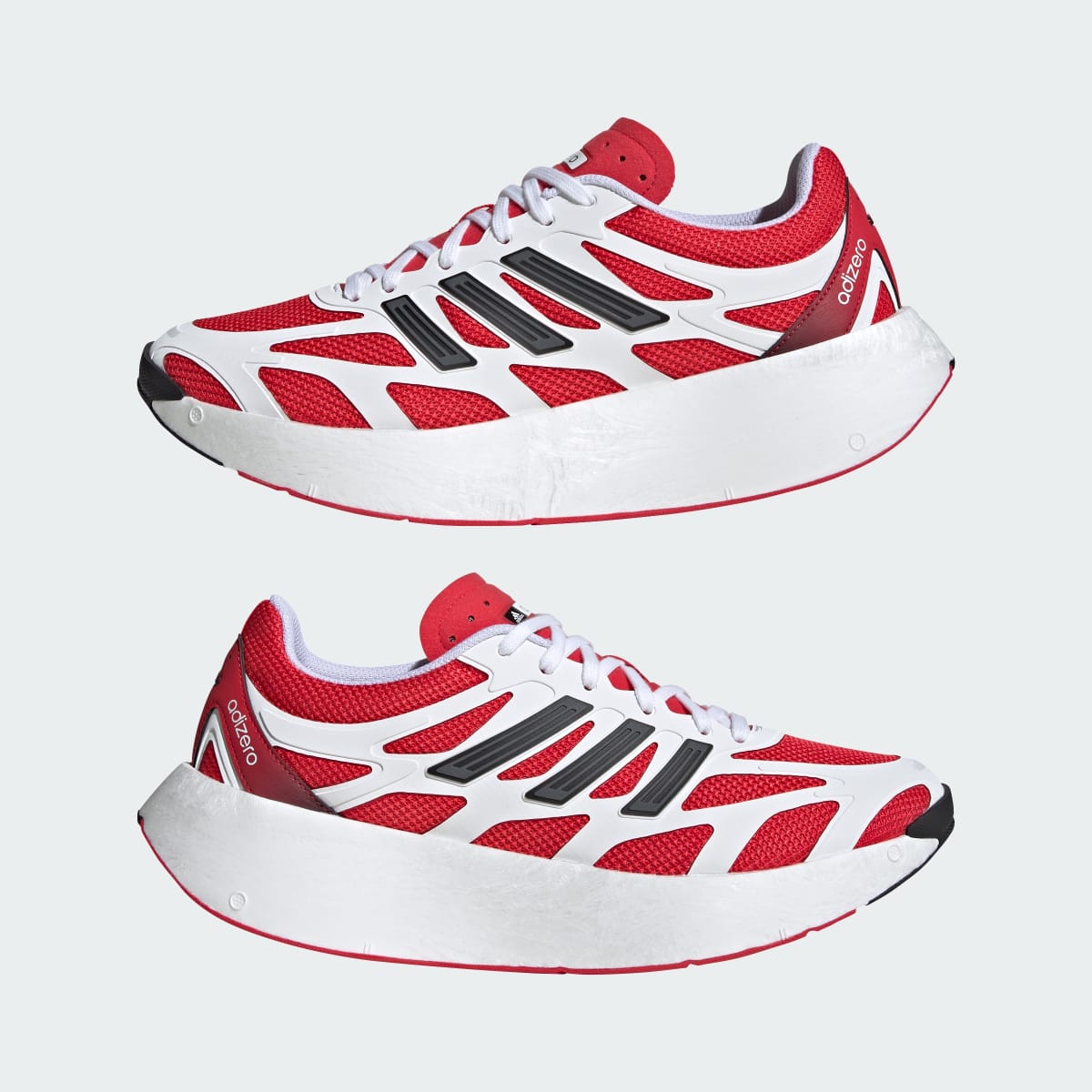 Overkicks - Adidas Adizero Aruku White Pure Ruby (JI0308) - detalle lateral interior