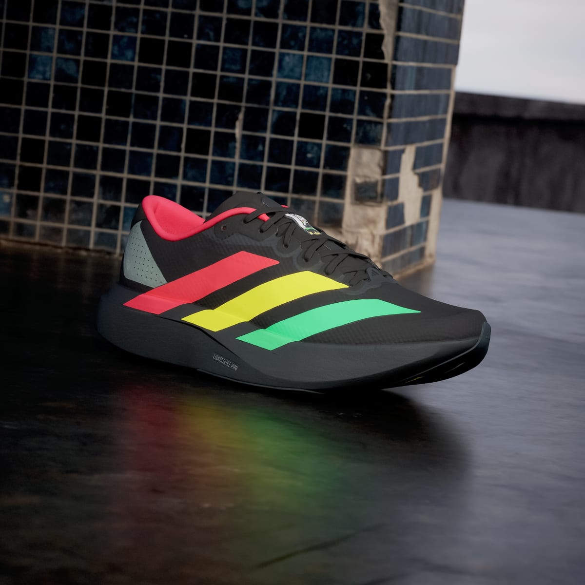 Overkicks - Adidas Adizero Evo SL Bob Marley Black (KJ6160) - vista trasera