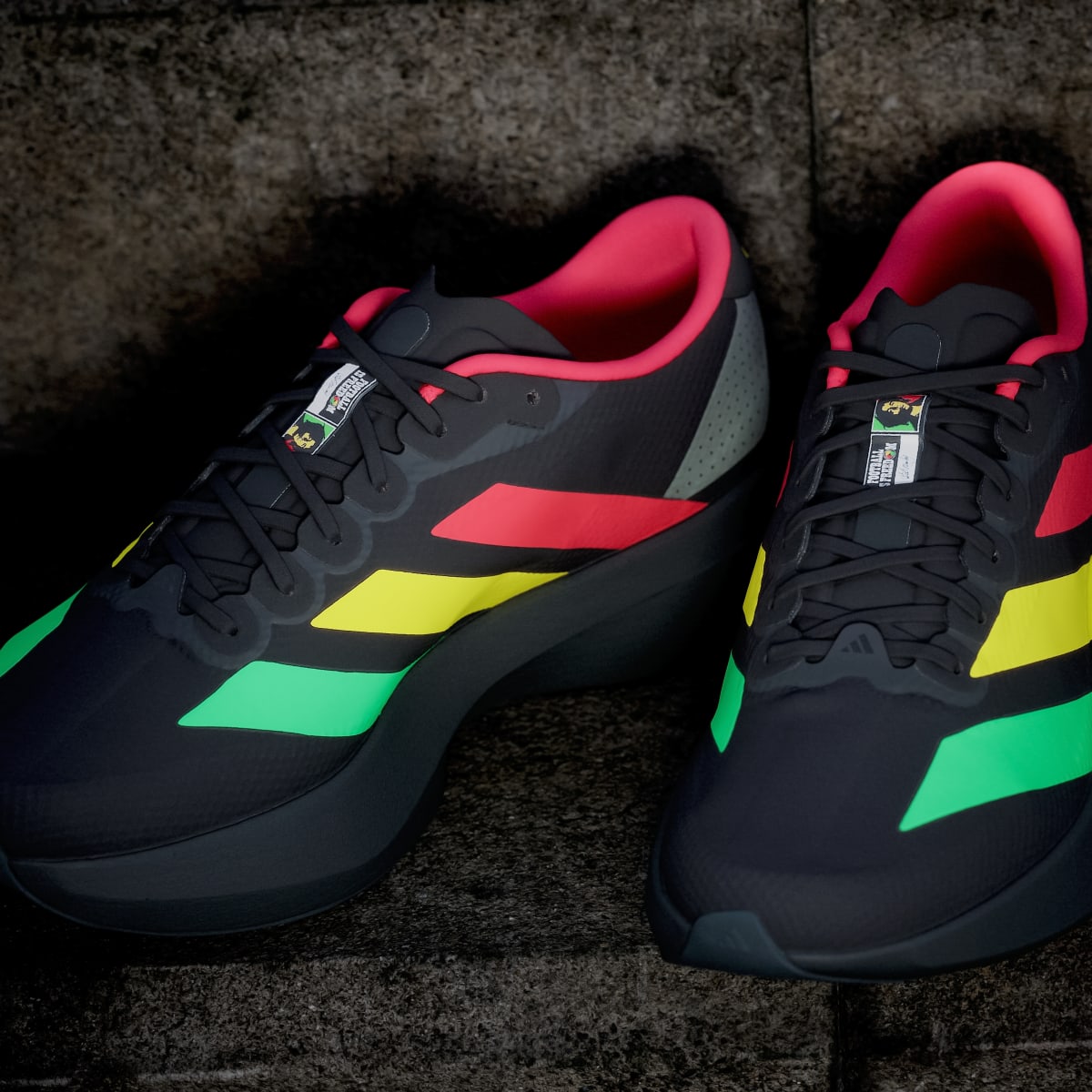 Overkicks - Adidas Adizero Evo SL Bob Marley Black (KJ6160) - detalle