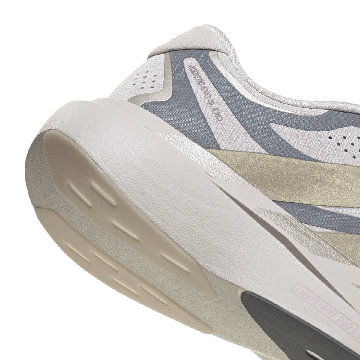 Overkicks - Adidas Adizero Evo SL EXO Ice Purple Cyber Metallic (Womens) (KI4791) - detalle lateral interior