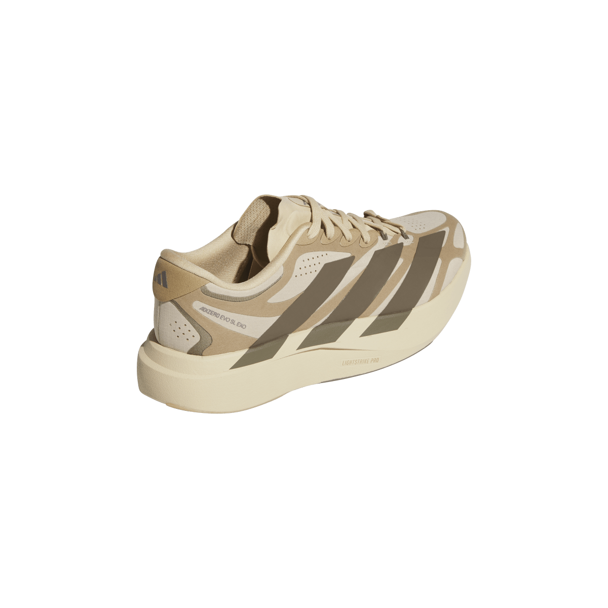 Overkicks - Adidas Adizero Evo SL EXO Suede Magic Beige Cargo Brown (KI2685) - vista superior