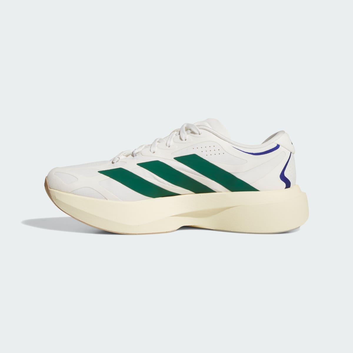 Overkicks - Adidas Adizero Evo SL EXO Suede White Collegiate Green Cream (KI4847) - detalle talon