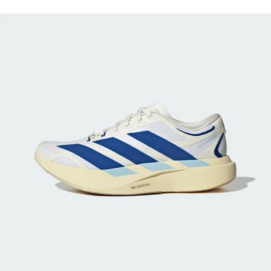 Overkicks - Adidas Adizero Evo SL EXO Suede White Royal Clear Sky (KZ9007) - vista lateral