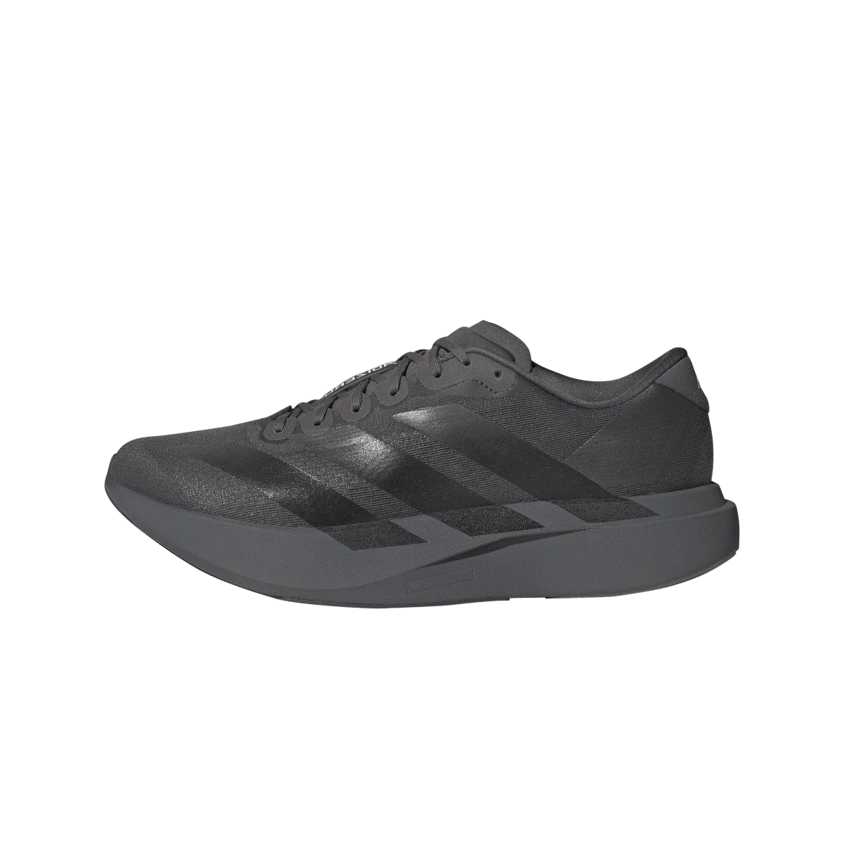 Overkicks - Adidas Adizero Evo SL Grey Black Lime Burst (KJ1364) - vista lateral