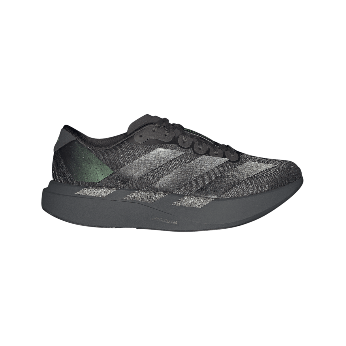 Overkicks - Adidas Adizero Evo SL Grey Black Lime Burst (KJ1364) - par completo