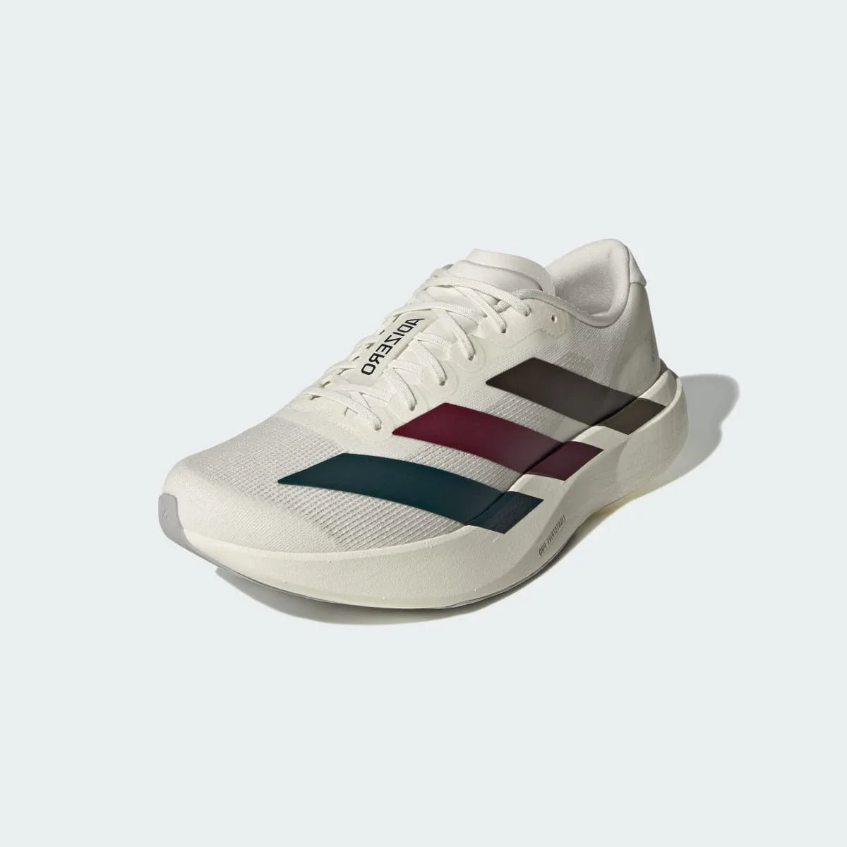 Overkicks - Adidas Adizero Evo SL Grey Shadow Olive Maroon (KI9542) - vista trasera