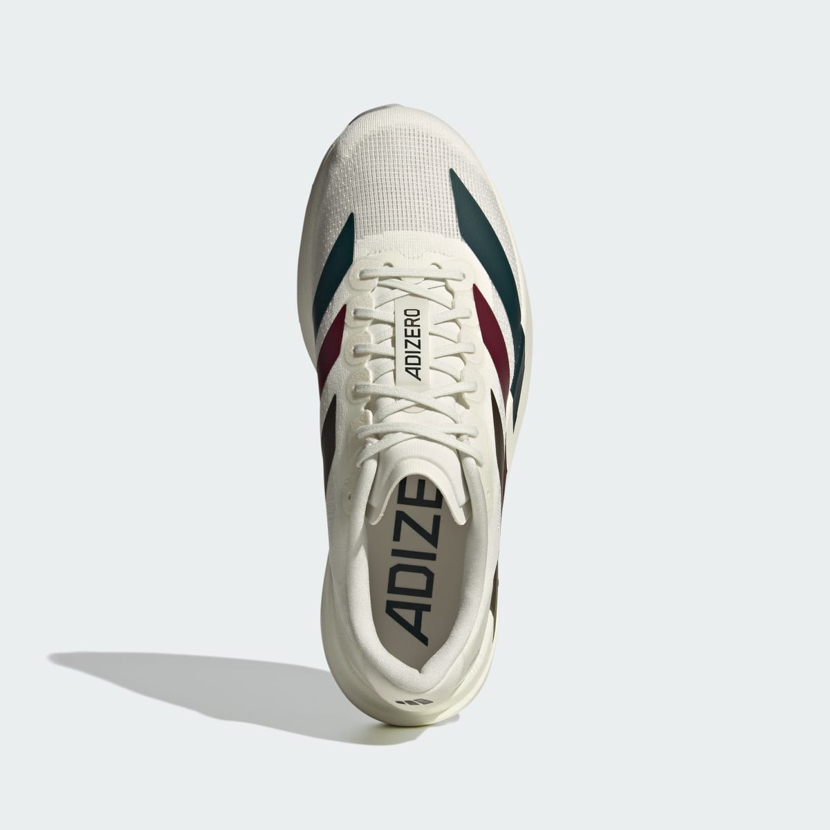 Overkicks - Adidas Adizero Evo SL Grey Shadow Olive Maroon (KI9542) - detalle suela