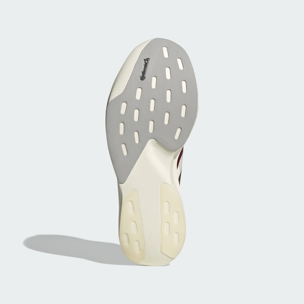 Overkicks - Adidas Adizero Evo SL Grey Shadow Olive Maroon (KI9542) - detalle talon