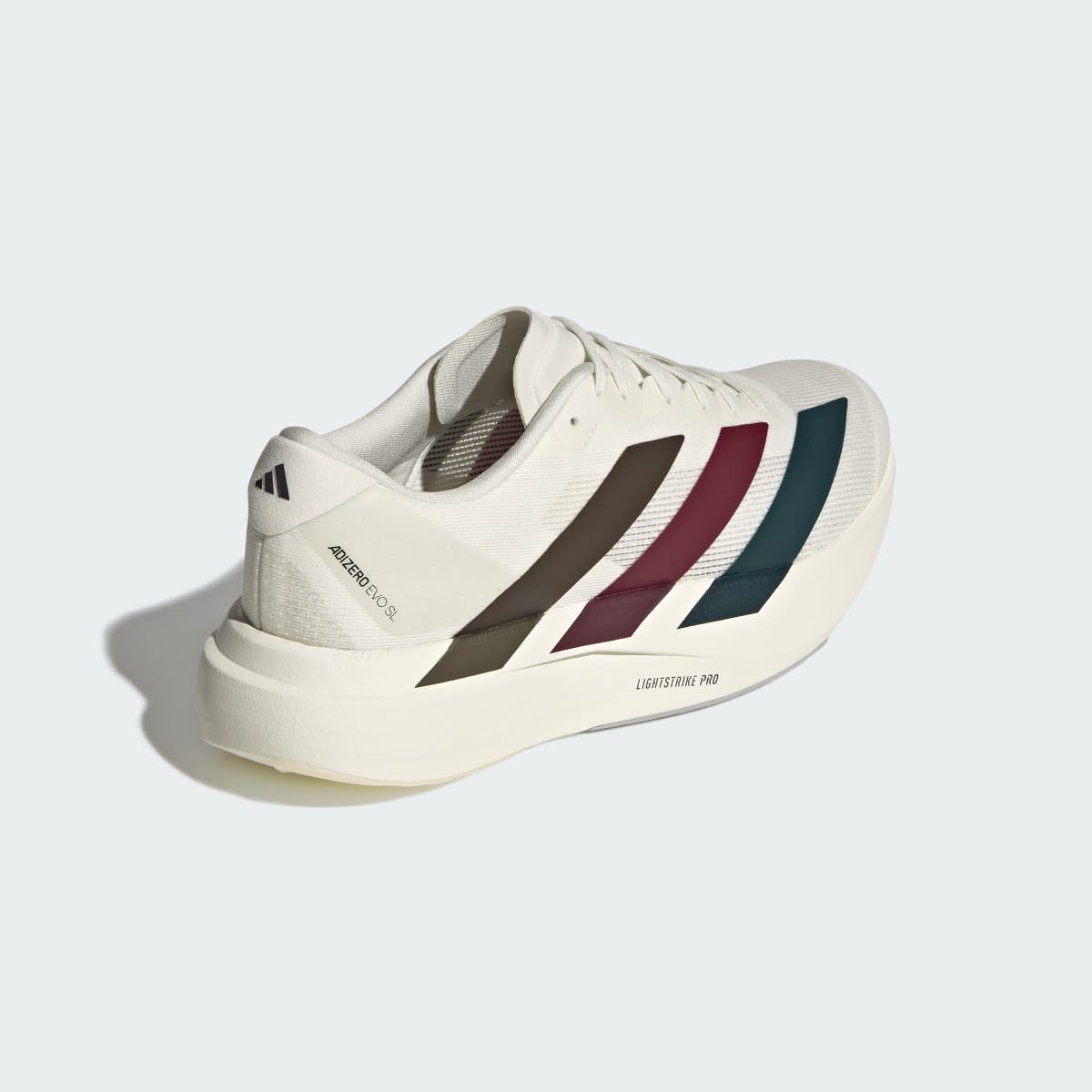 Overkicks - Adidas Adizero Evo SL Grey Shadow Olive Maroon (KI9542) - detalle